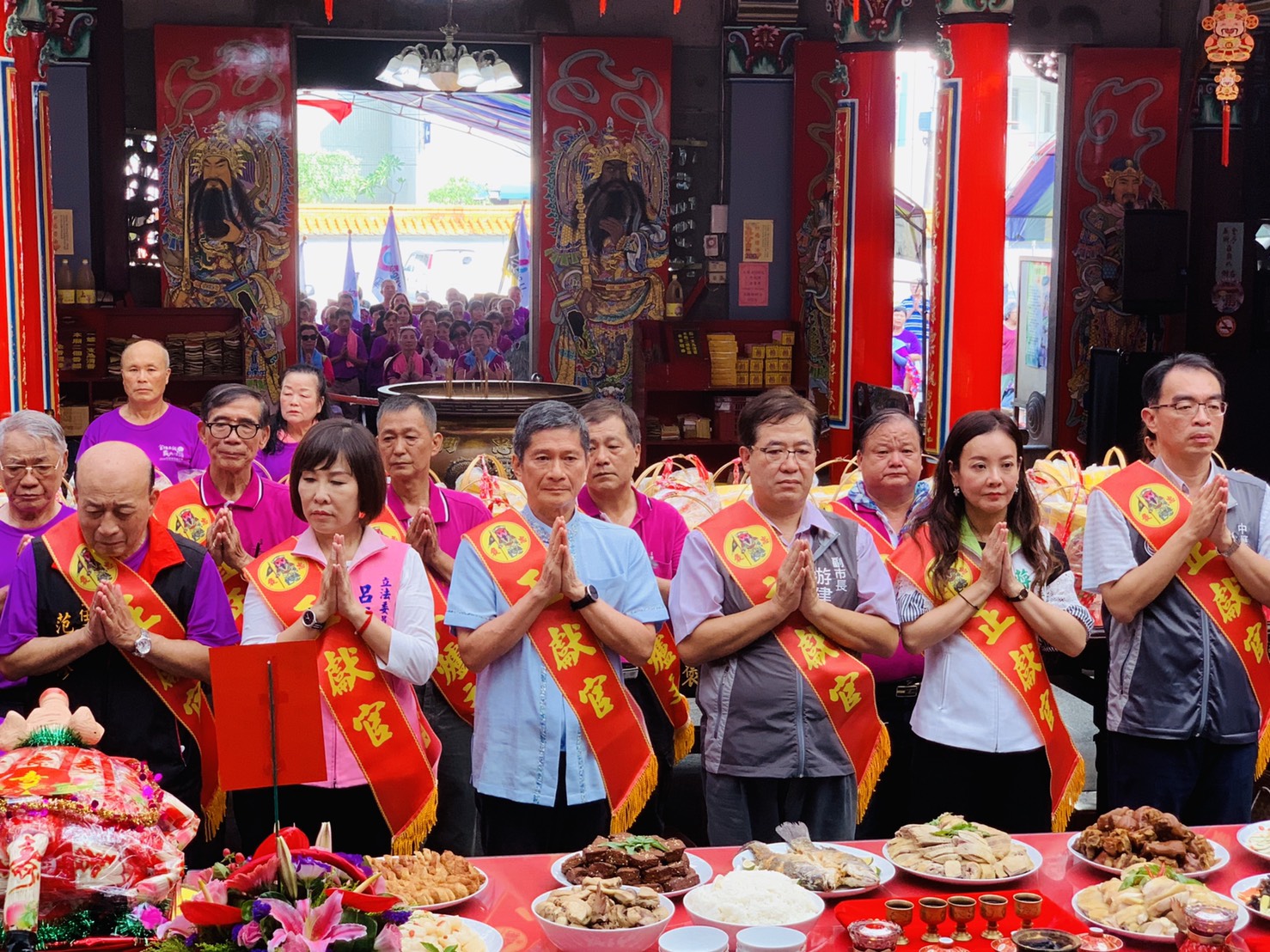 Minster Lee Yung-de attended ceremonies relating to the 2019 Hakka Yimin Festival