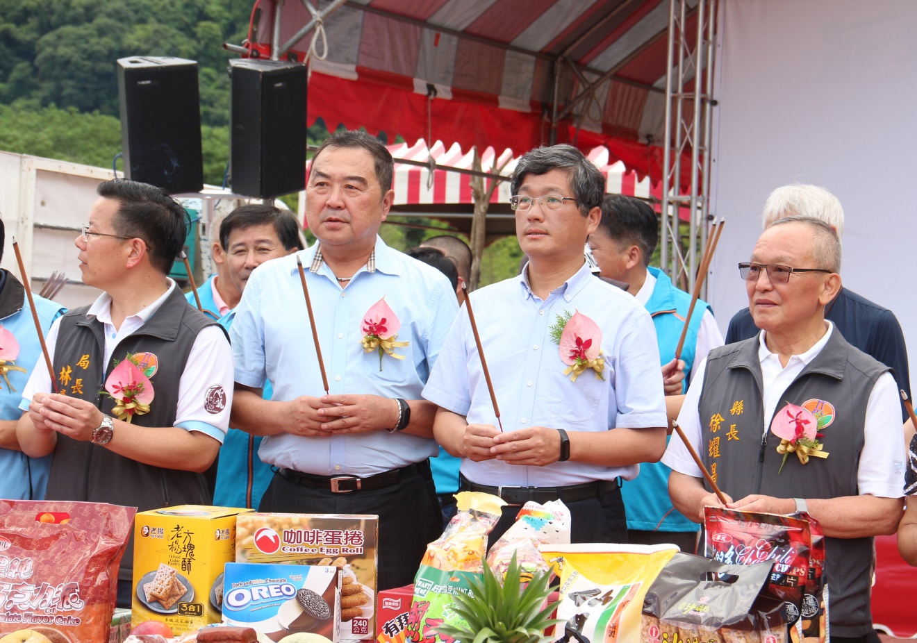HAC Deputy Minister Yiong Cong-ziin attended the groundbreaking ceremony 